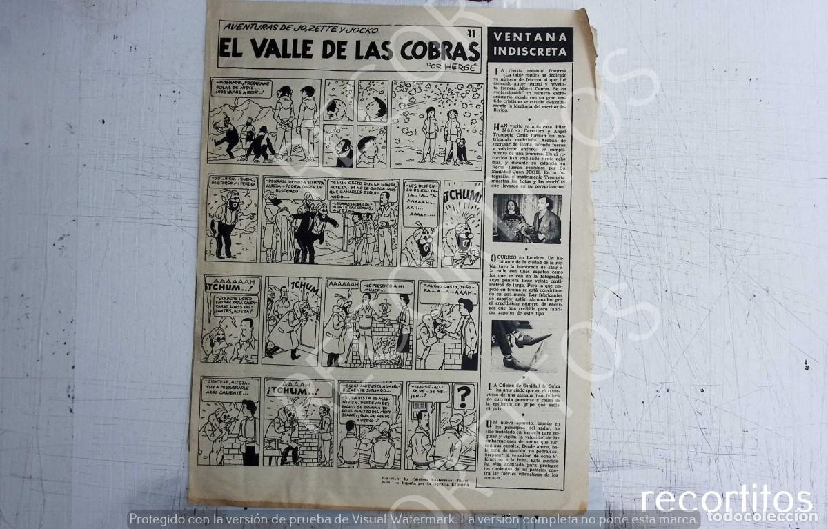 Cine: HERGE LAS AVENTURAS DE JO SETTE Y JOCKO EL RAYO MISTERIOSO 11