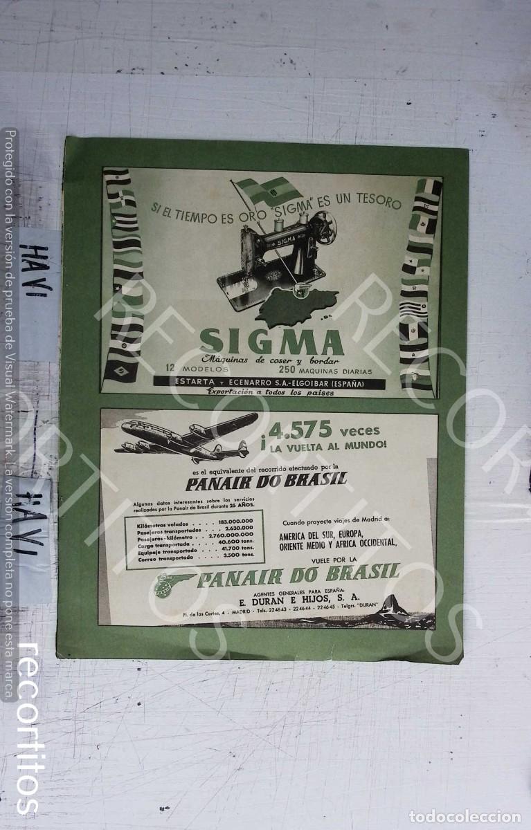 Kino: SIGMA MAQUINA DE COSER ANUNCIO PUBLICIDAD PANAIR