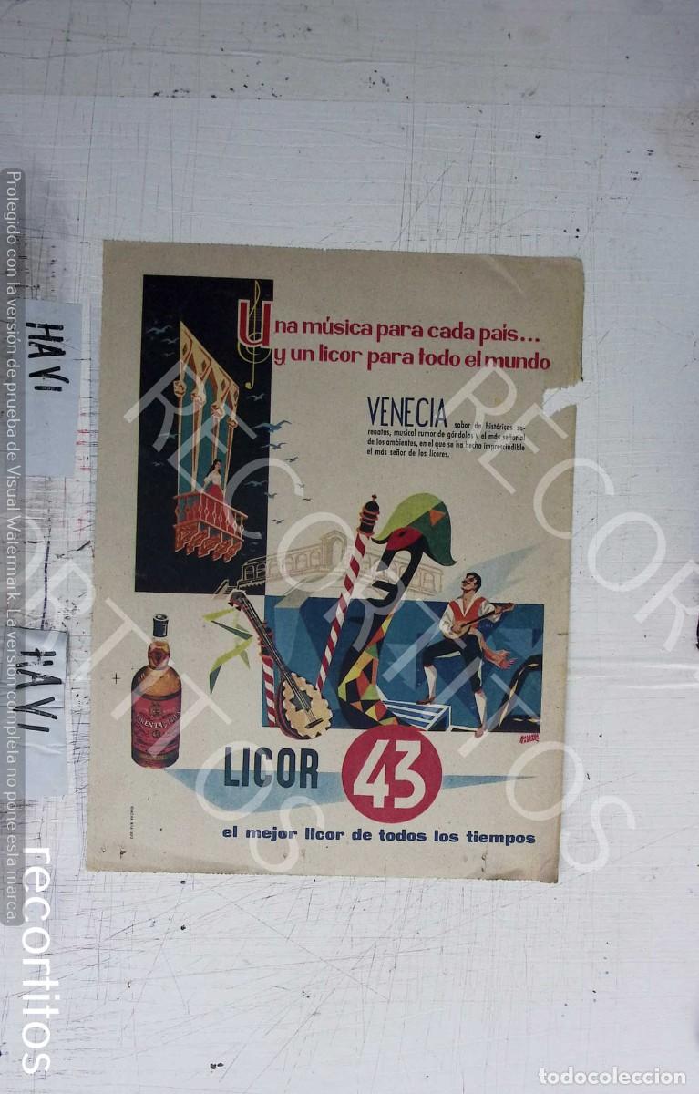 Cinema: licor 43 anuncio publicidad VENECIA