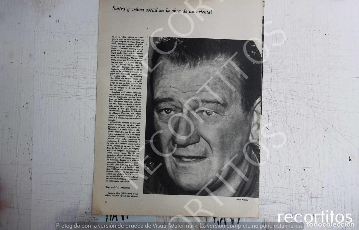 Cinema: JOHN WAYNE