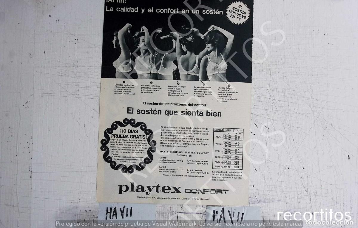 Cinema: PLAYTEX LENCERIA LIBERA E VIVA ANUNCIO PUBLICIDAD