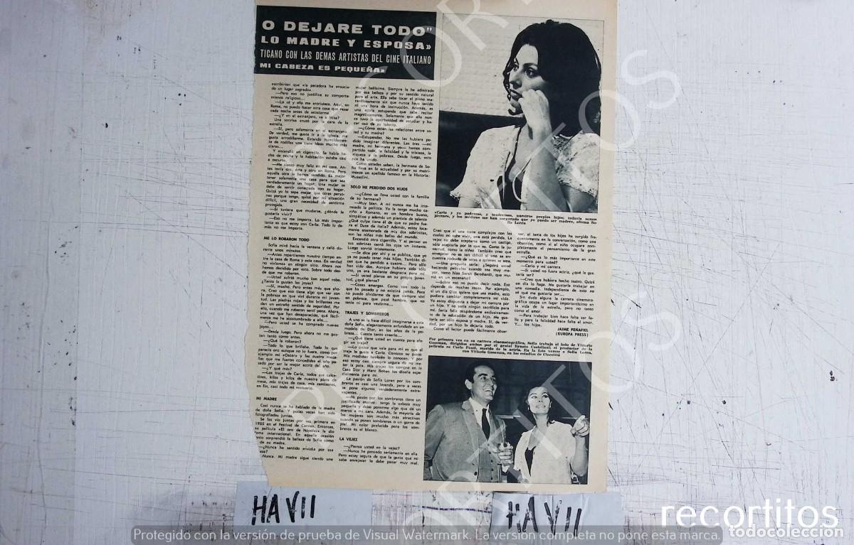 Cine: SOFIA LOREN - Foto 1