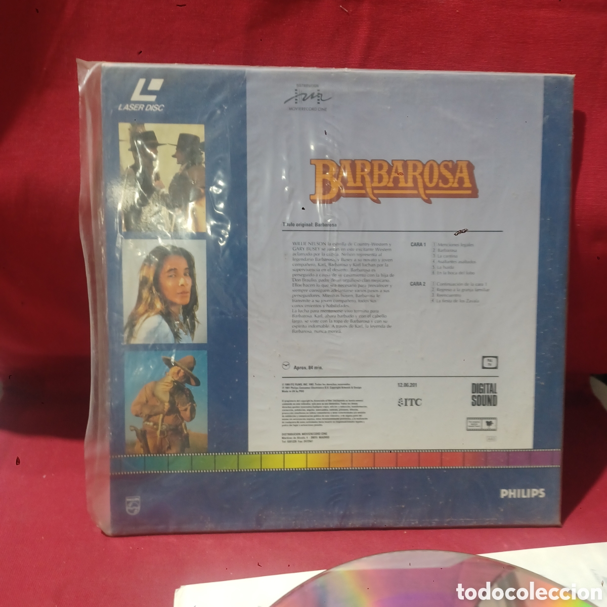 Cine: Laser disc Barbarosa PHILIPS - Foto 2