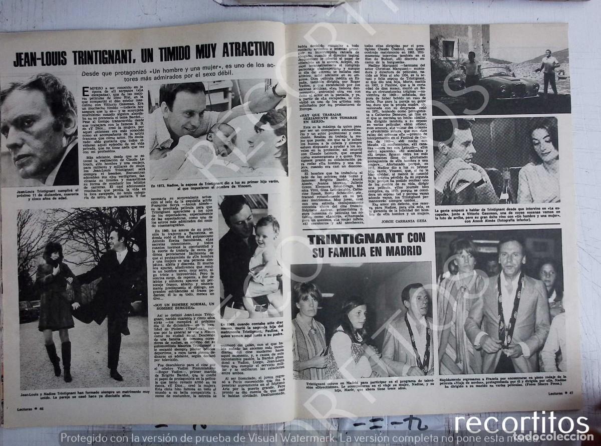 Cinema: JEAN LOUIS TRINTIGNANT