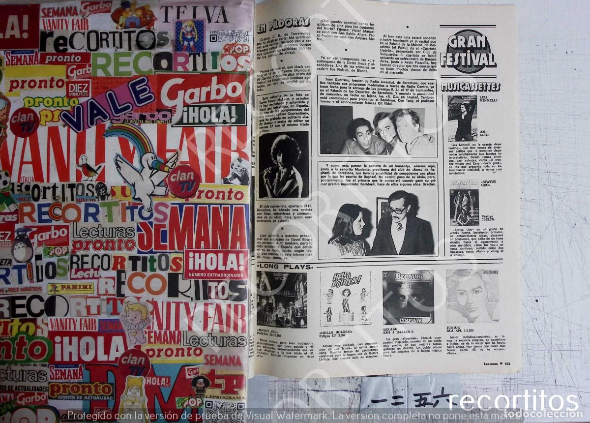 Cine: JUNIOR STATUS QUO LIZA MINELLI - Foto 1