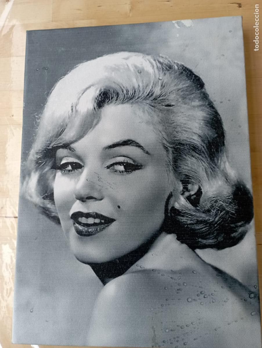 Cine: PLANCHA VINILO MADERA DE MARILYN MONROE - Foto 4