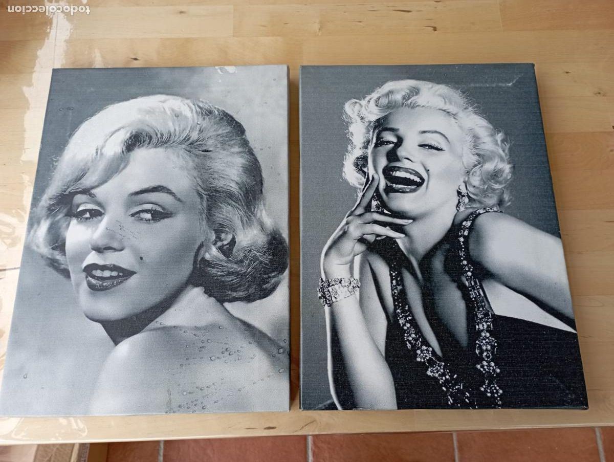Cine: PLANCHA VINILO MADERA DE MARILYN MONROE - Foto 1
