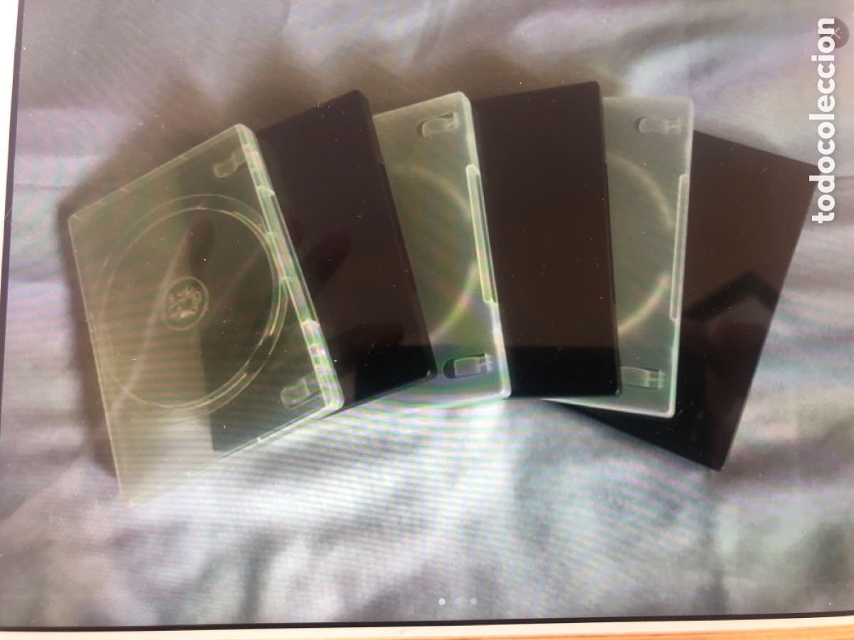 Cine: Cajas DVD. Negras y transparentes. Normal y slim. ASM