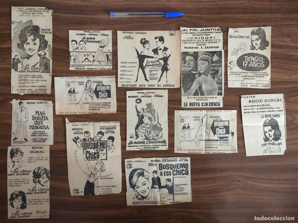 Cine: RECORTES ORIGINALES DE PRENSA - MARISOL Y ROCIO DURCAL