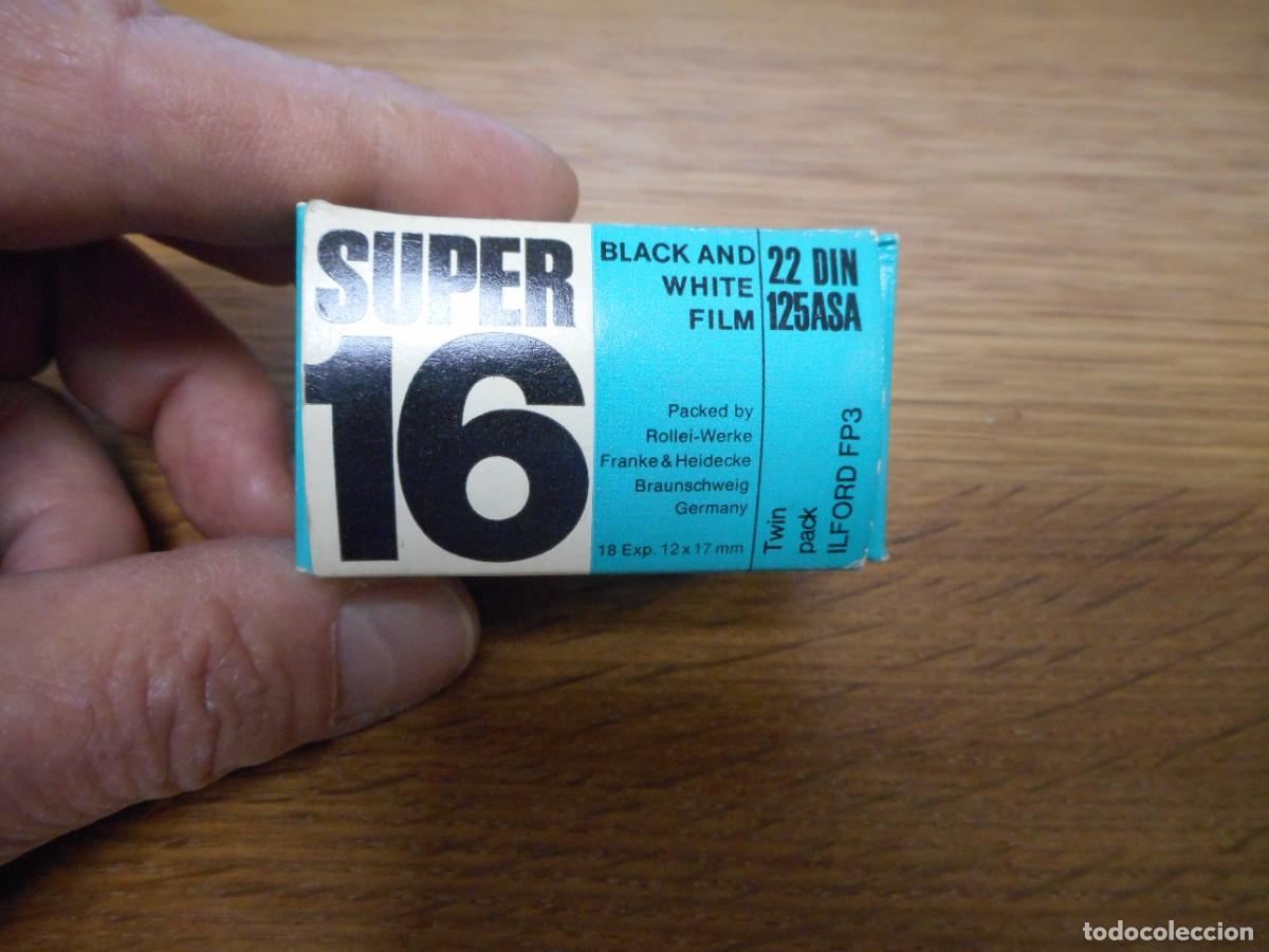 Cin&eacute;ma: Cajita vacia SUPER 16 PELICULA EN BLANCO Y NEGRO / 22 DIN 125ASA