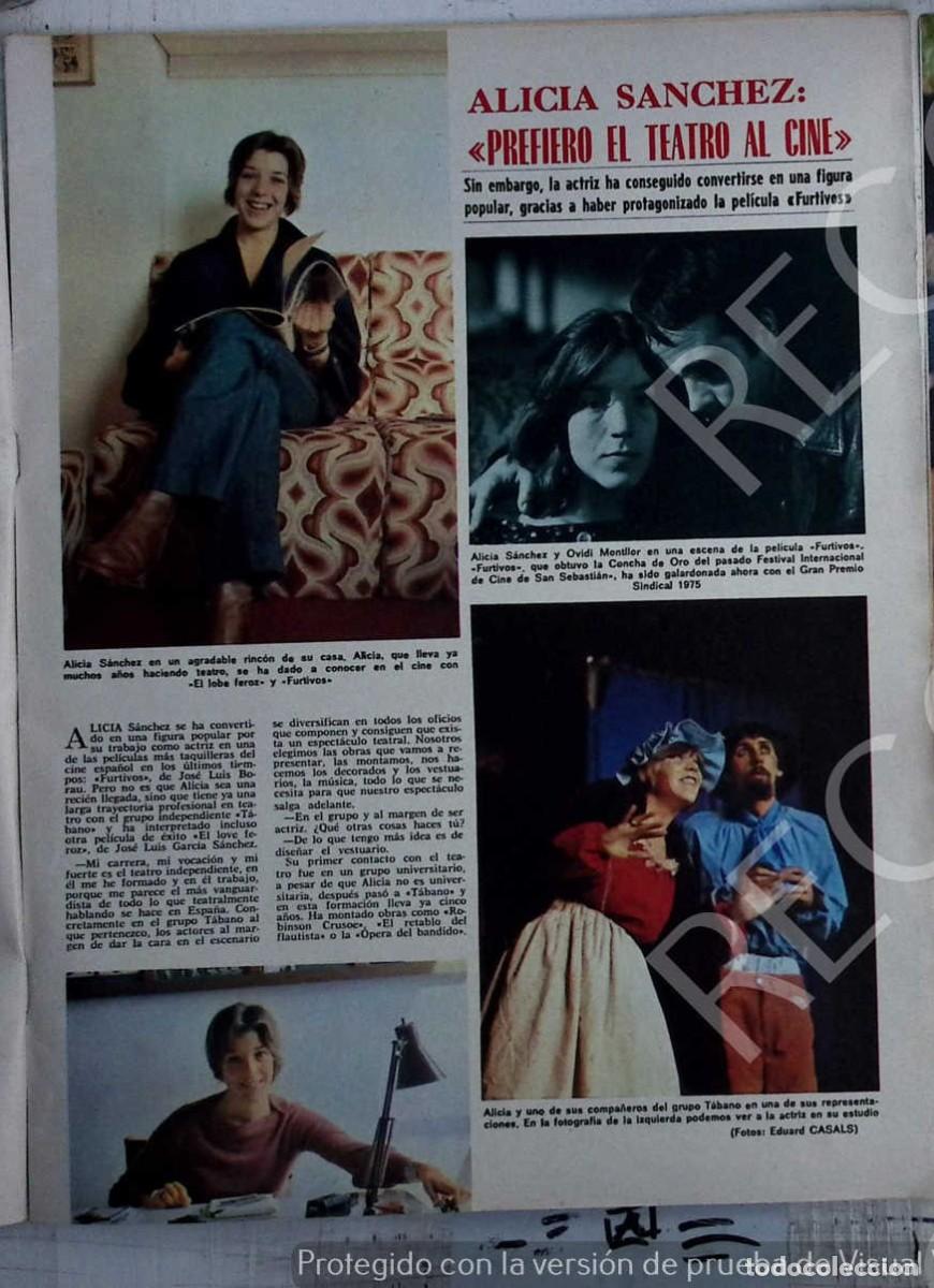 Kino: ALICIA SANCHEZ FURTIVOS