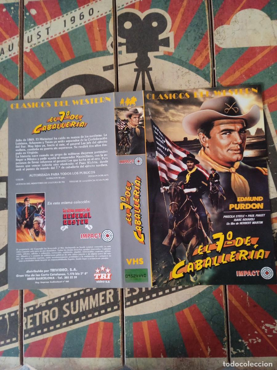 Cine: Car&aacute;tula VHS El 7&deg; de caballer&iacute;a