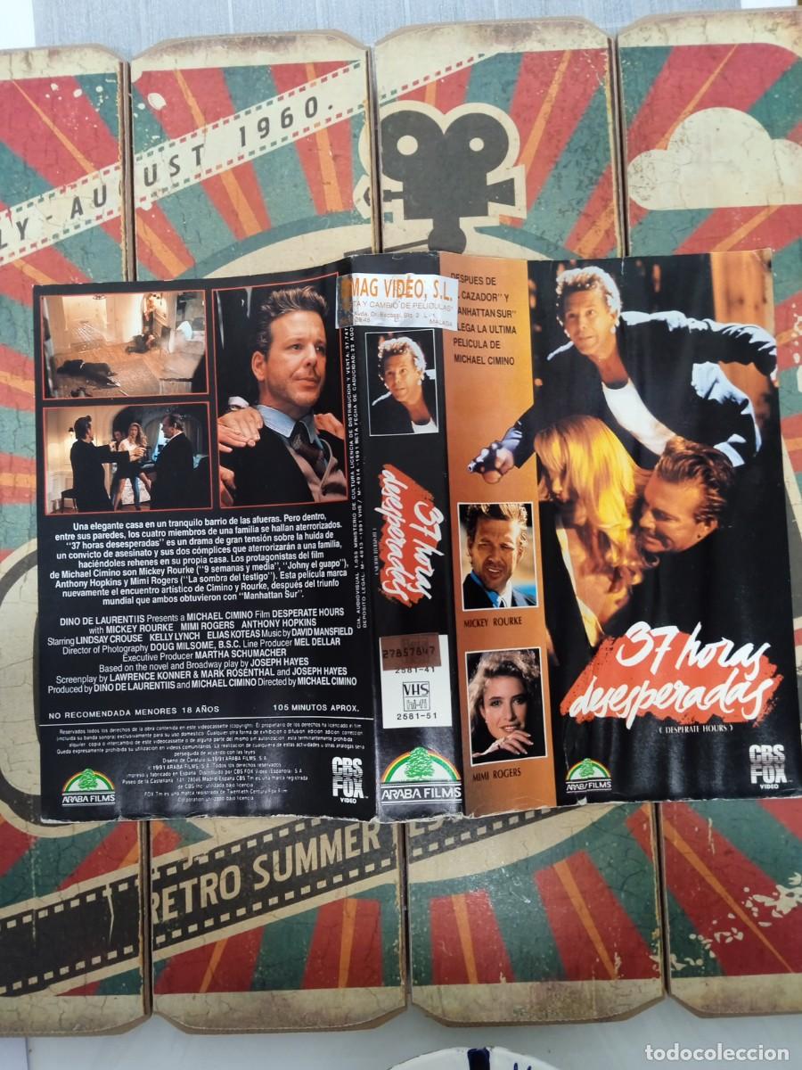 Cine: Car&aacute;tula VHS 37 horas desesperadas