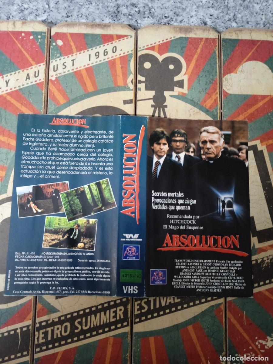 Cine: Car&aacute;tula VHS Absoluci&oacute;n