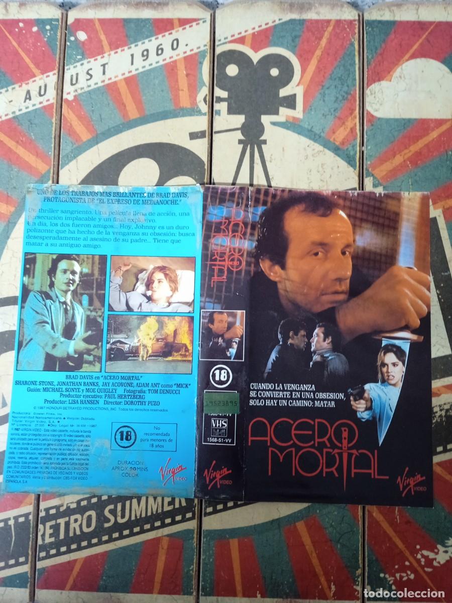 Cine: Car&aacute;tula VHS Acero mortal