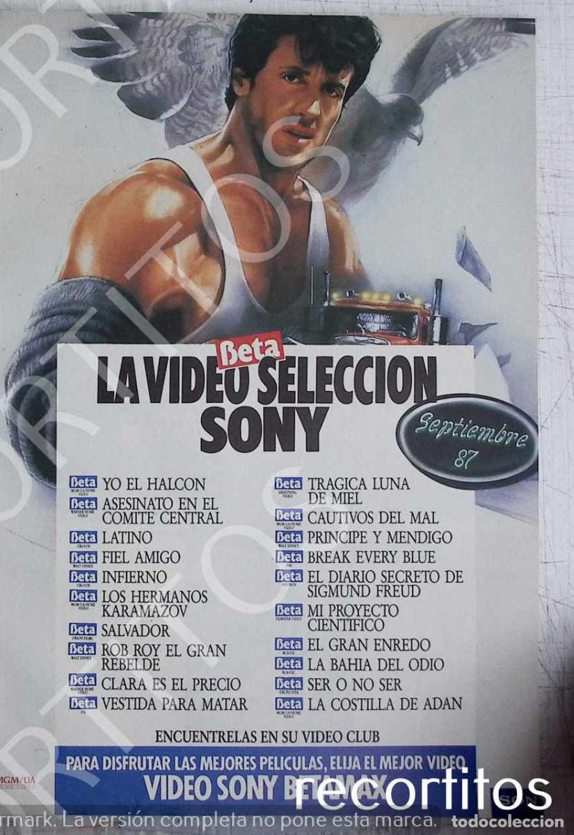 Cinema: SYLVESTER STALLONE YO EL HALCON