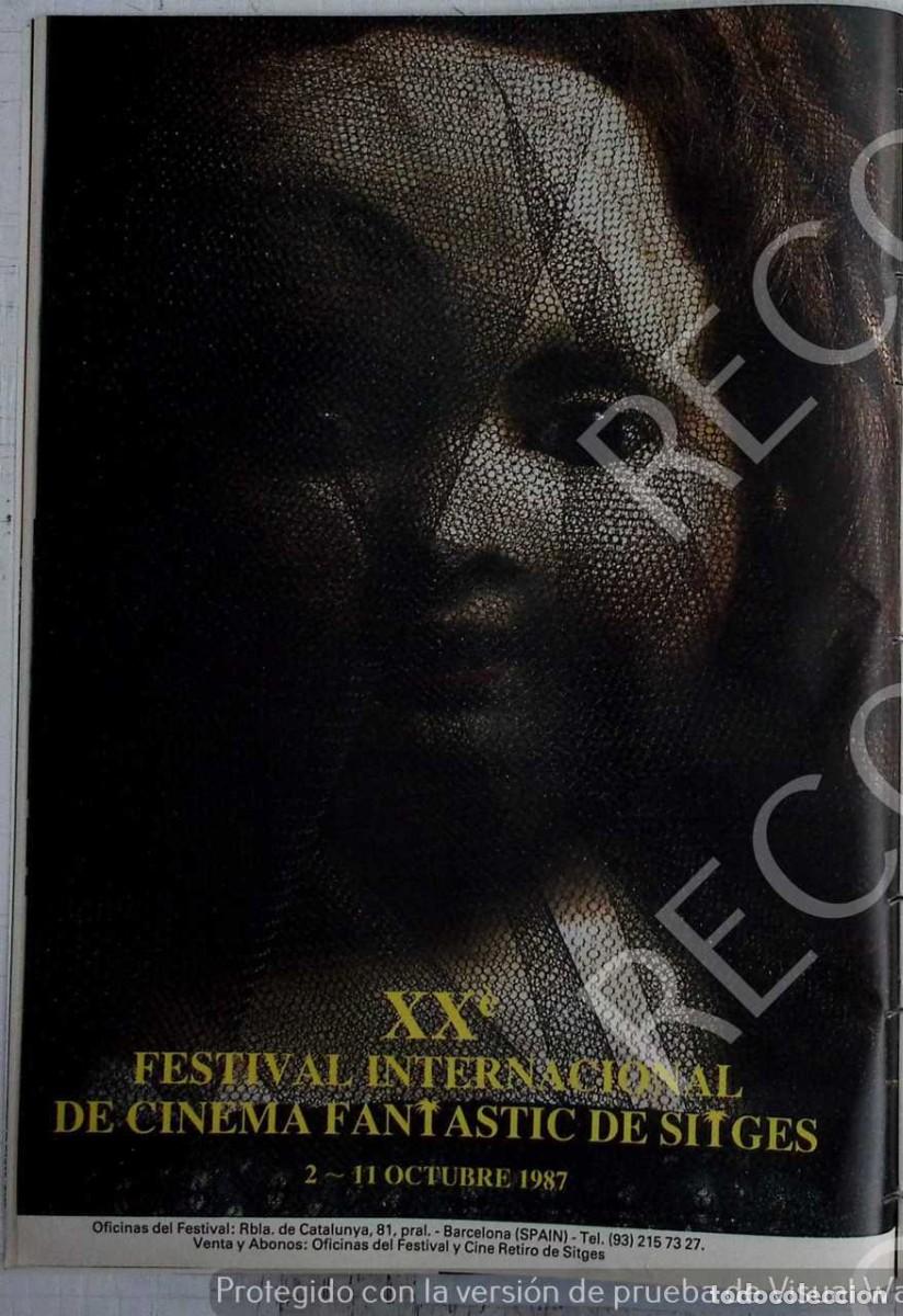 Cin&eacute;ma: SITGES FESTIVAL DE CINE FANTASTICO 87 XX