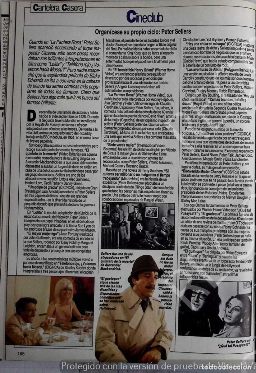 Cin&eacute;ma: PETER SELLERS