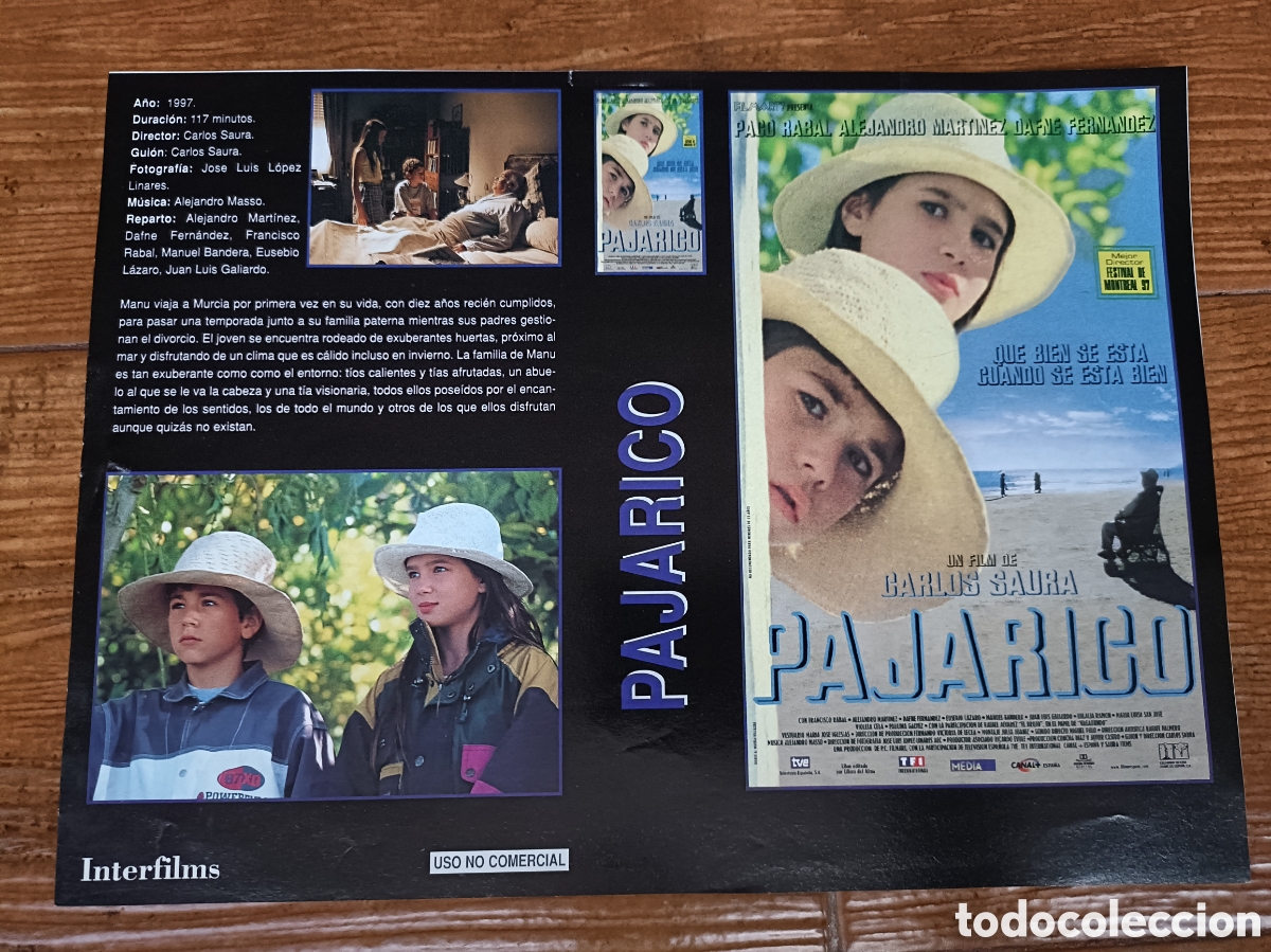 Cinema: Car&aacute;tula Interfilms VHS Doble Team/Pajarico 2X1