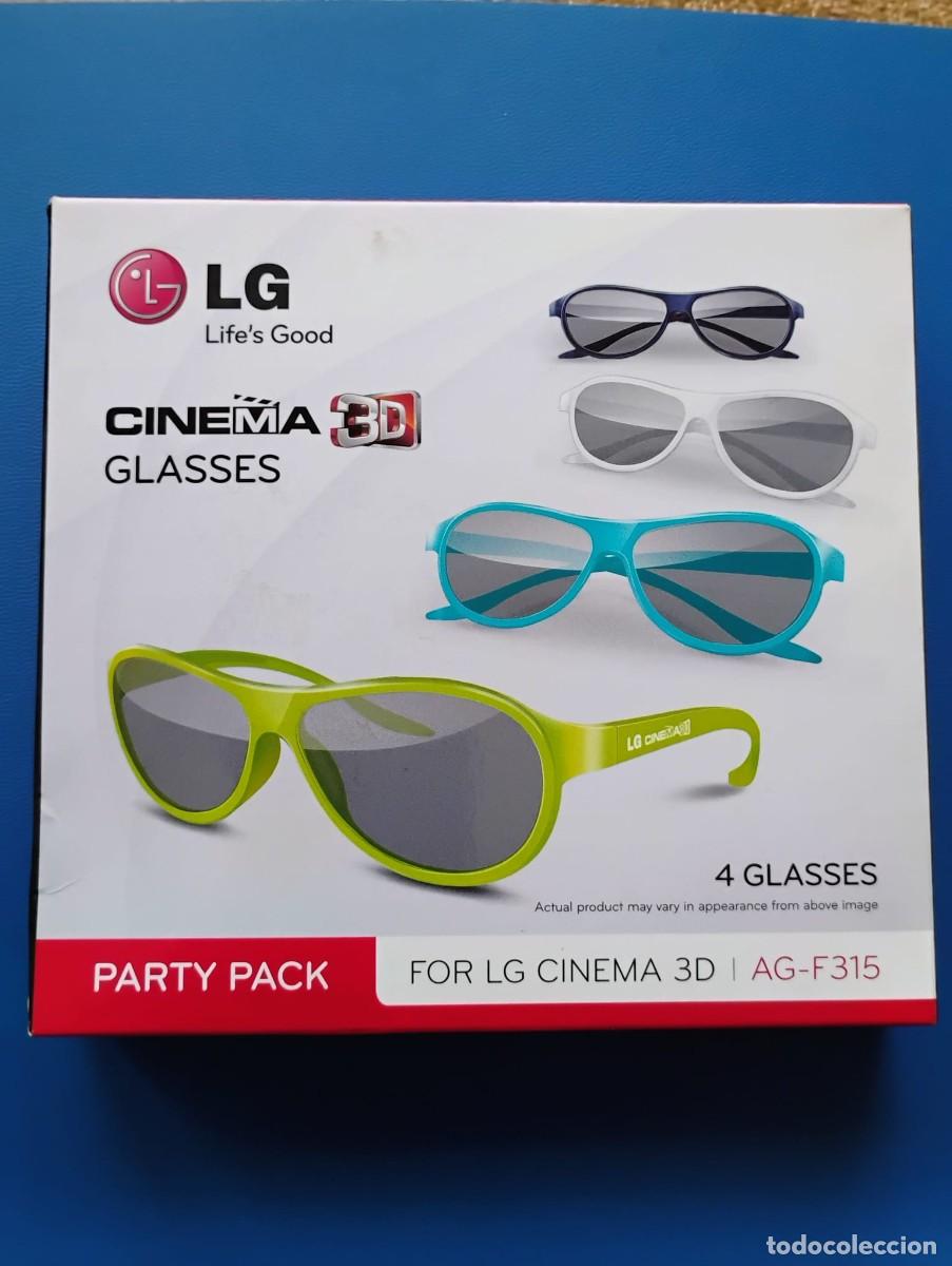 Cine: CONJUNTO DE 4 GAFAS LG CINEMA 3D GLASSES