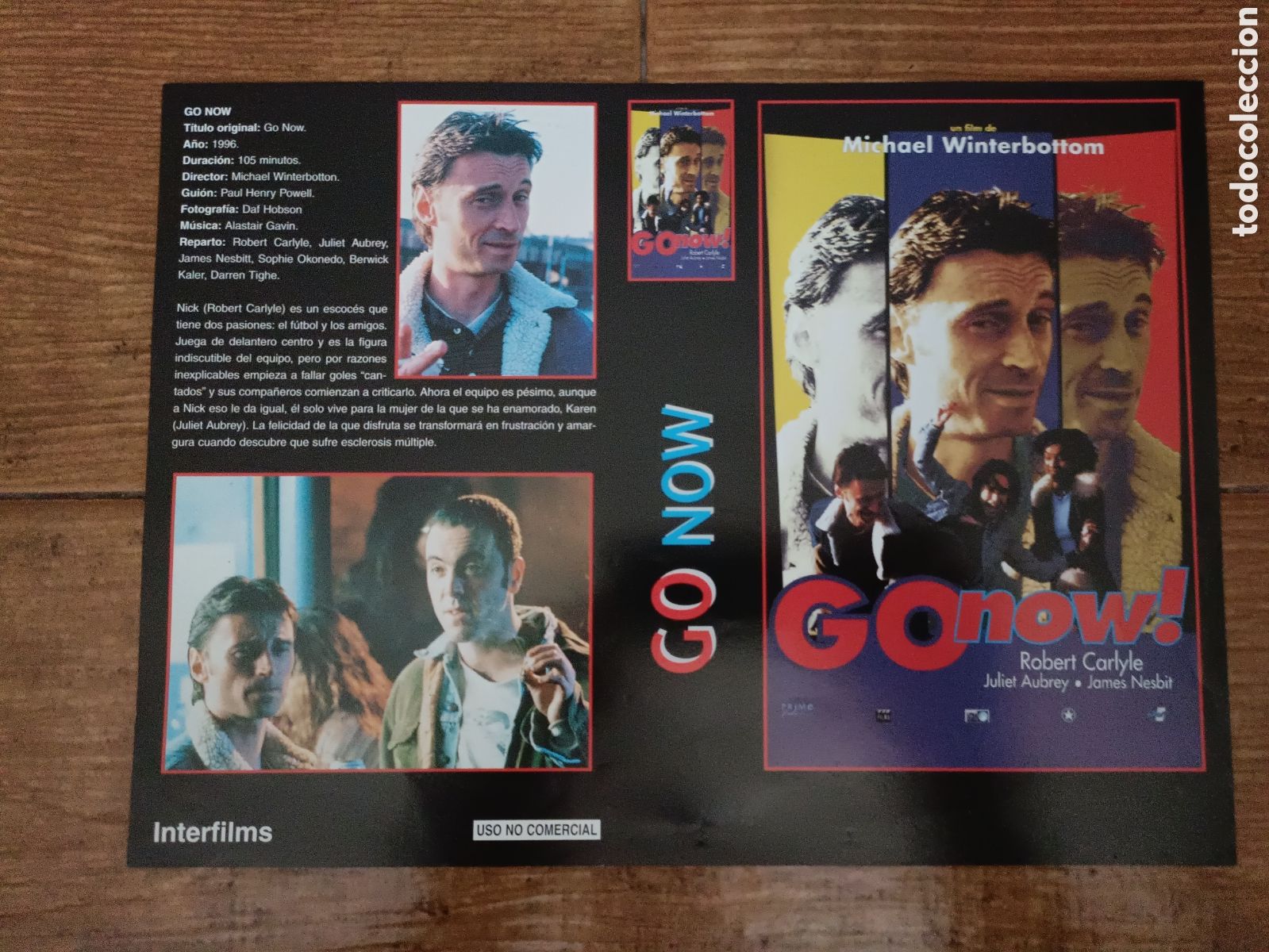 Cine: Car&aacute;tula Interfilms VHS Go Now/Romeo y Julieta 2x1