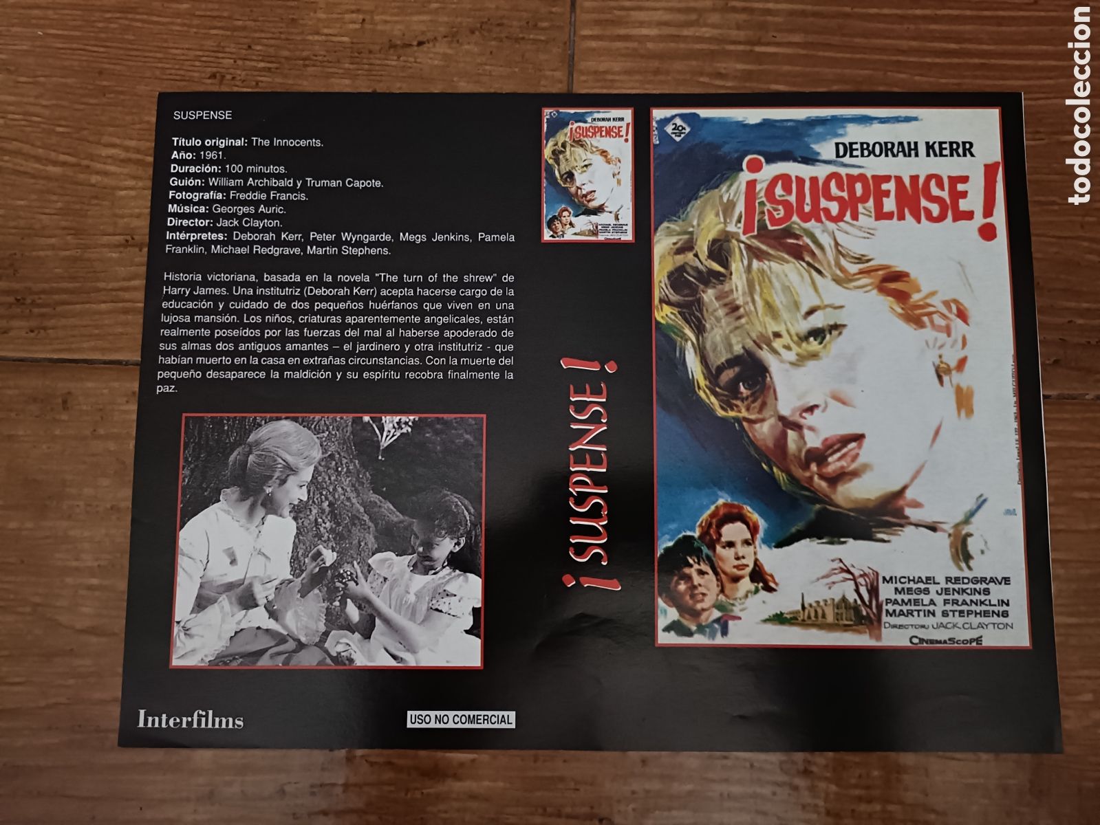 Cine: Car&aacute;tula Interfilms VHS &iexcl;Suspense!/El S&eacute;ptimo Amanecer 2x1