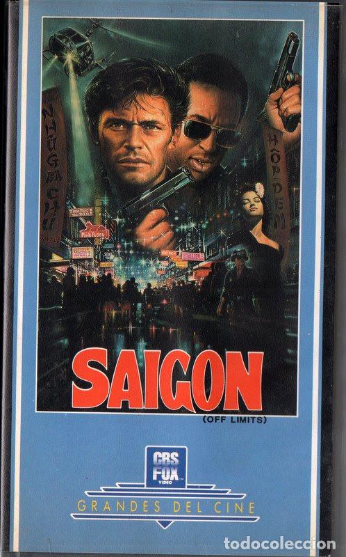 Cine: Caja y car&aacute;tula originales Saig&oacute;n VHS (NO CINTA)