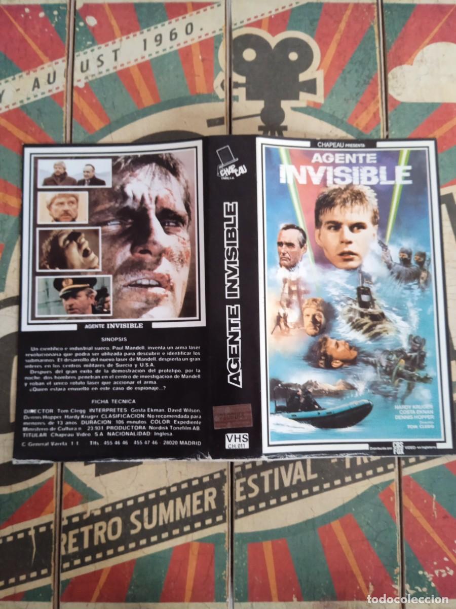 Cinema: Car&aacute;tula VHS Agente invisible