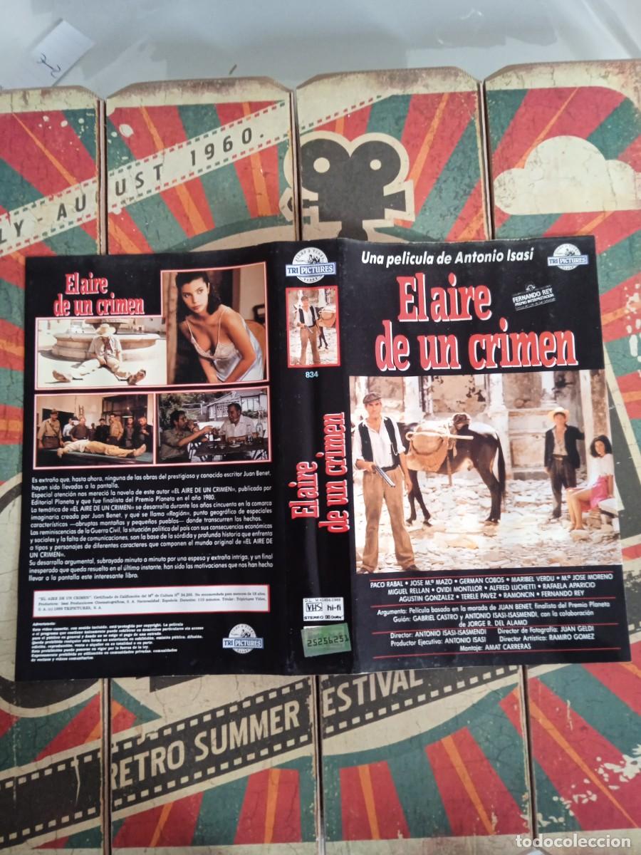 Cinema: Car&aacute;tula VHS El aire de un crimen