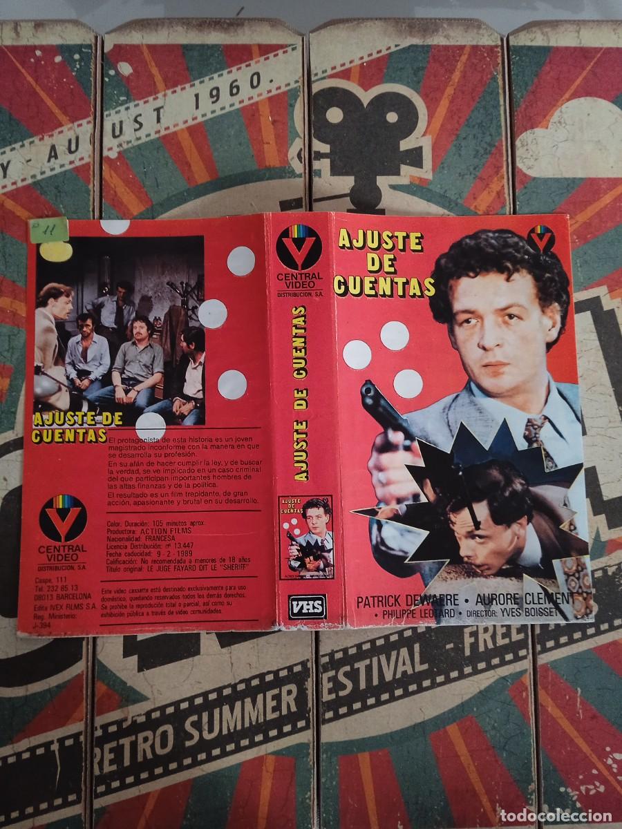Cinema: Car&aacute;tula VHS Ajuste de cuentas