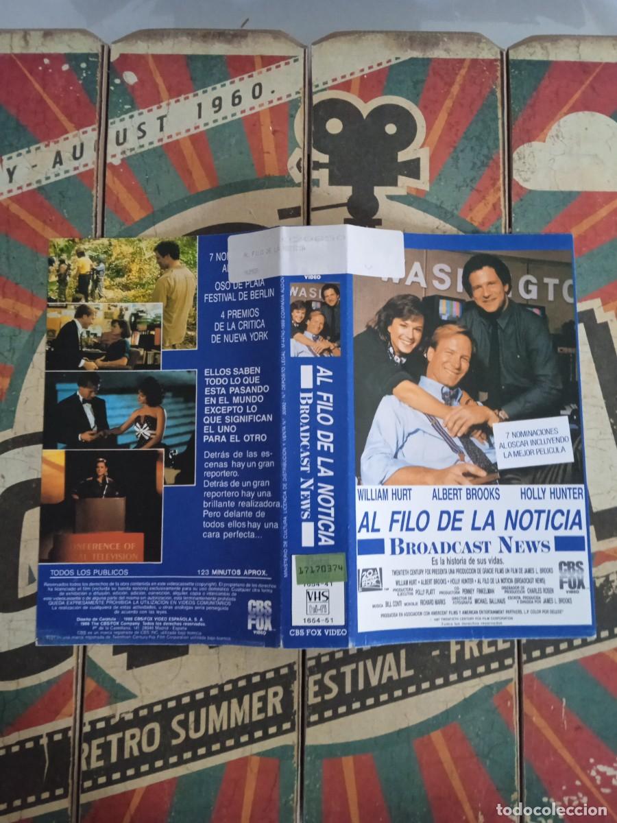 Cinema: Car&aacute;tula VHS Al filo de la noticia