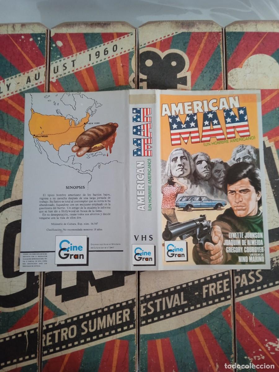 Cinema: Car&aacute;tula VHS American man