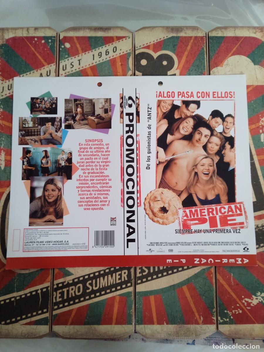 Cinema: Car&aacute;tula VHS American pie