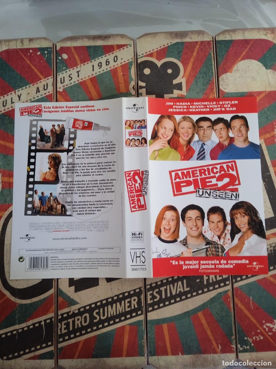 Cinema: Car&aacute;tula VHS American pie 2