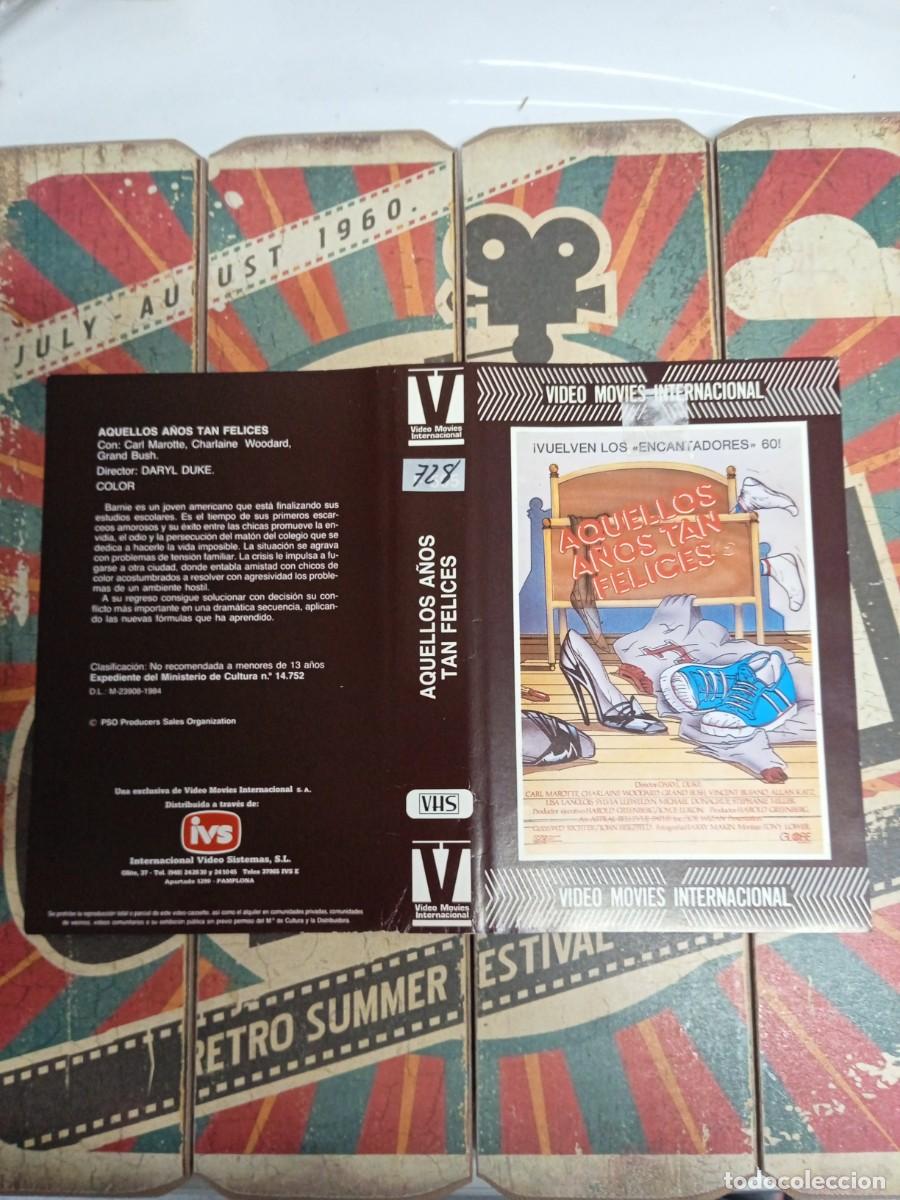 Cinema: Car&aacute;tula VHS Aquellos a&ntilde;os tan felices