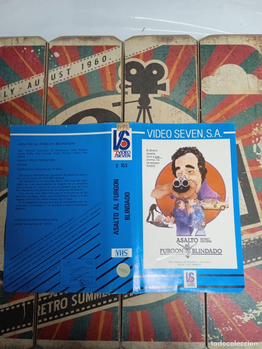 Cinema: Car&aacute;tula VHS Asalto al furg&oacute;n blindado