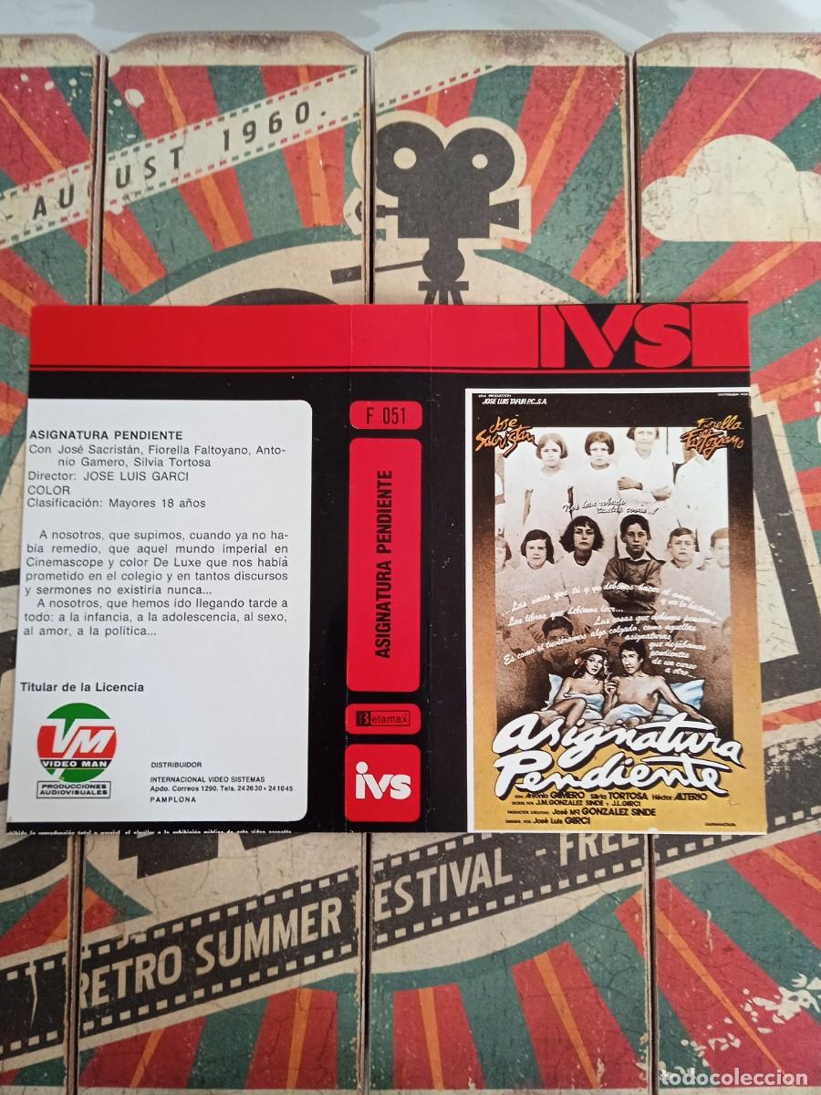 Cine: Car&aacute;tula Beta Asignatura pendiente - Foto 1