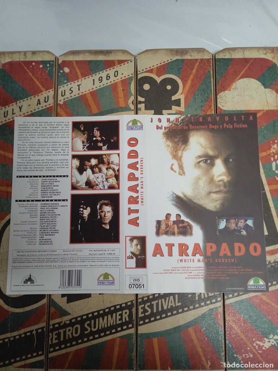 Cine: Car&aacute;tula VHS Atrapado - Foto 1