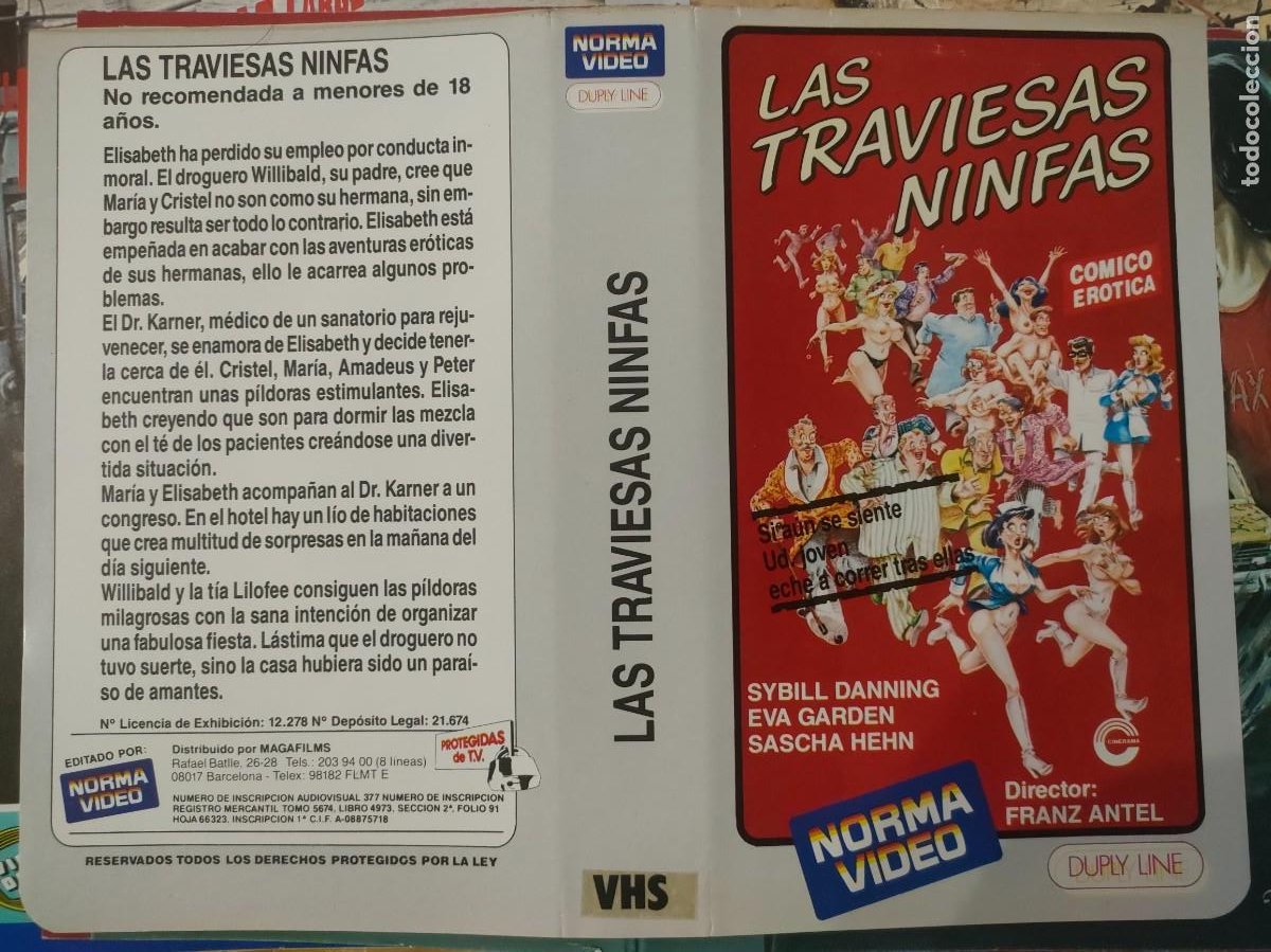 subasta de caratulas - 72 vhs las traviesas nin - Compra venta en  todocoleccion