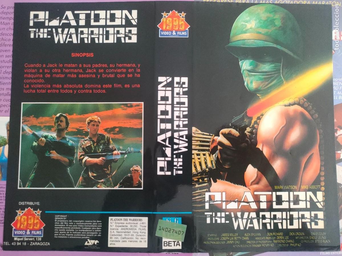 Cine: CARATULA - BETA PLATOON THE WARRIOR - Foto 1