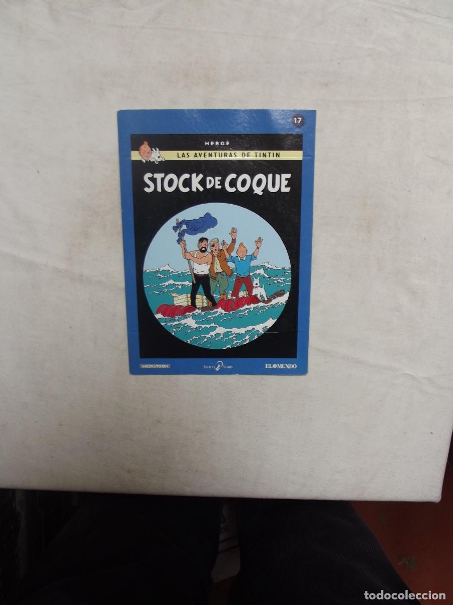Cine: DVD HERGE LAS AVENTURAS DE TINTIN - STOCK DE COQUE N&ordm; 17 ( SOBRE DE CARTON )