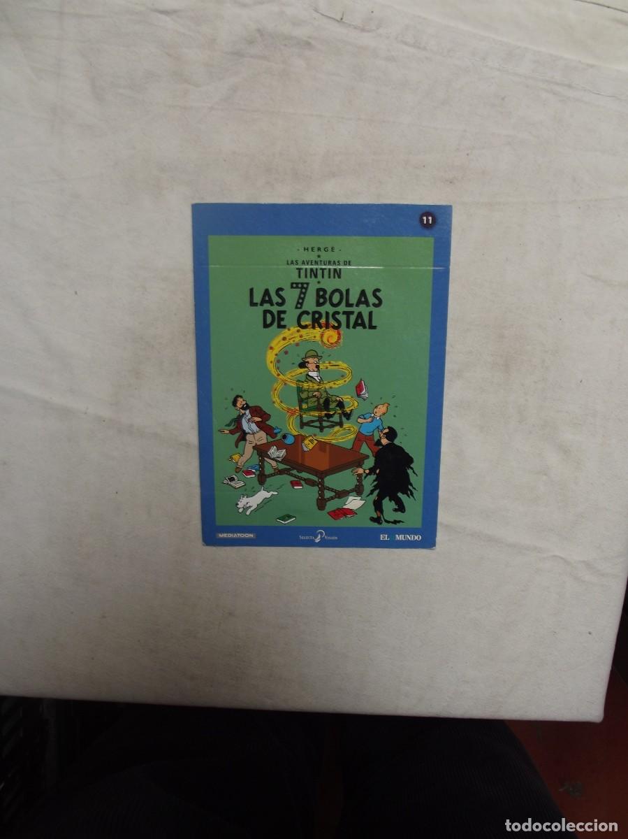 Cine: DVD HERGE LAS AVENTURAS DE TINTIN - LAS 7 BOLAS DE CRISTAL N&ordm; 11 ( SOBRE DE CARTON )