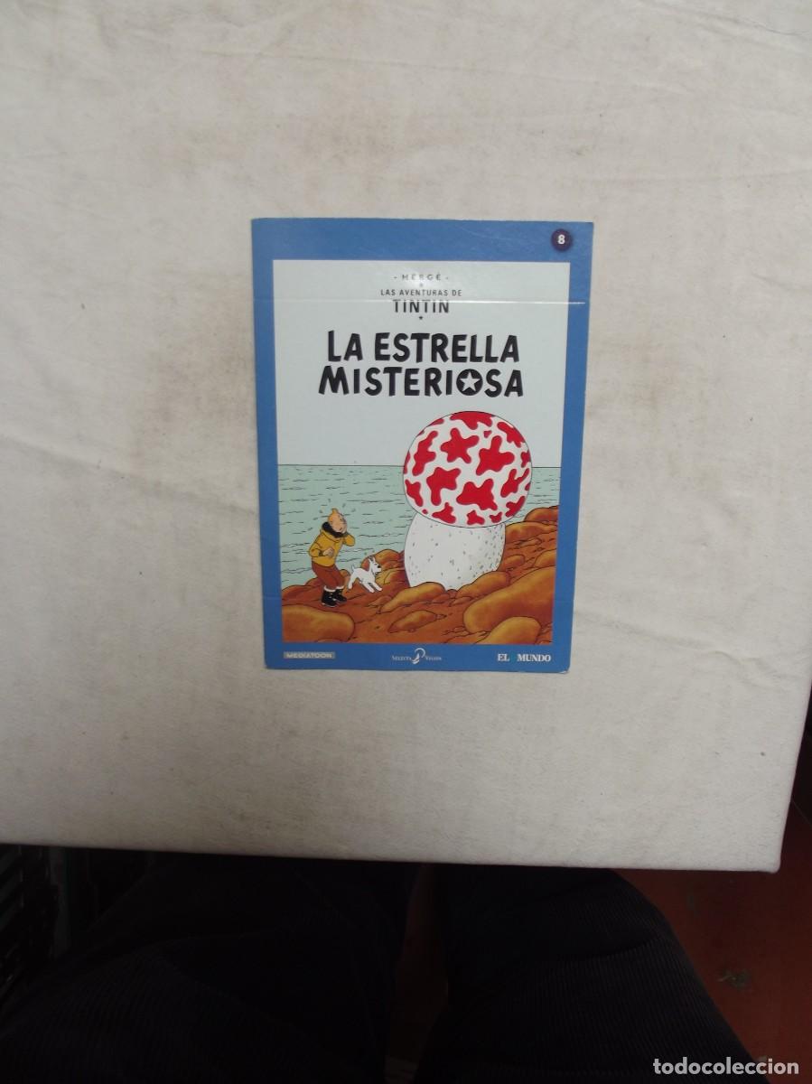Cine: DVD HERGE LAS AVENTURAS DE TINTIN - LA ESTRELLA MISTERIOSA N&ordm; 8 ( SOBRE DE CARTON )