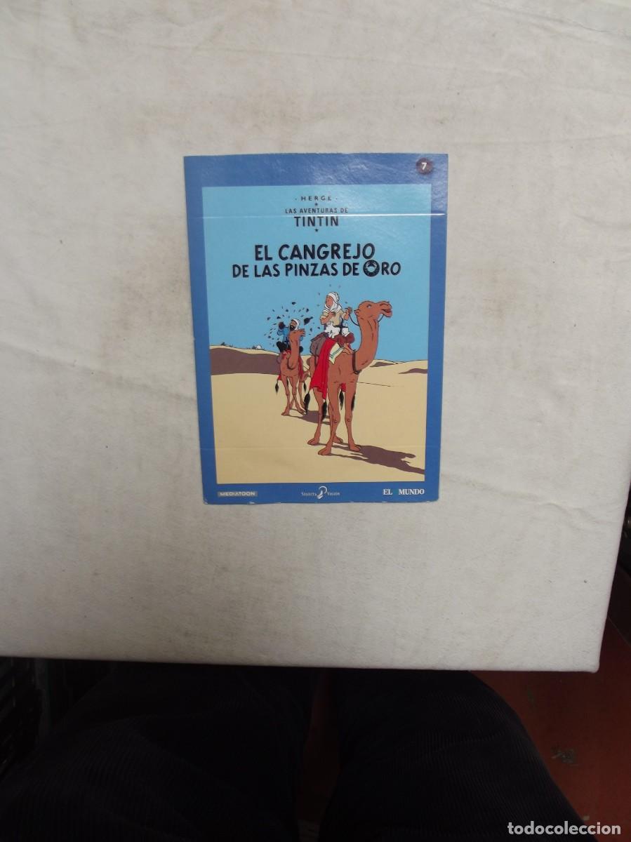 Cine: DVD HERGE LAS AVENTURAS DE TINTIN - EL CANGREJO DE LAS PINZAS DE ORO N&ordm; 7 ( SOBRE DE CARTON )