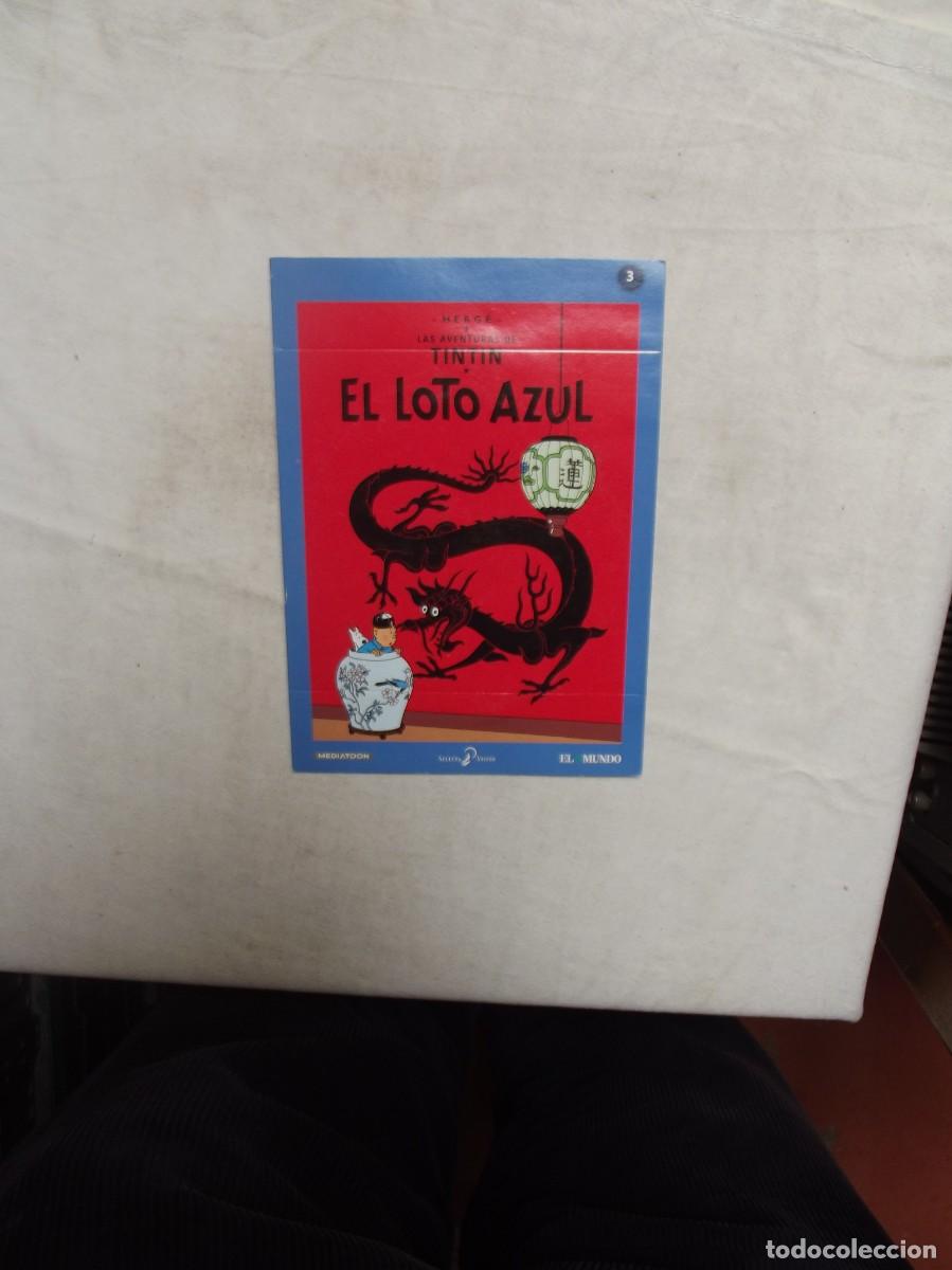 Cine: DVD HERGE LAS AVENTURAS DE TINTIN - EL LOTO AZUL N&ordm; 3 ( SOBRE DE CARTON )