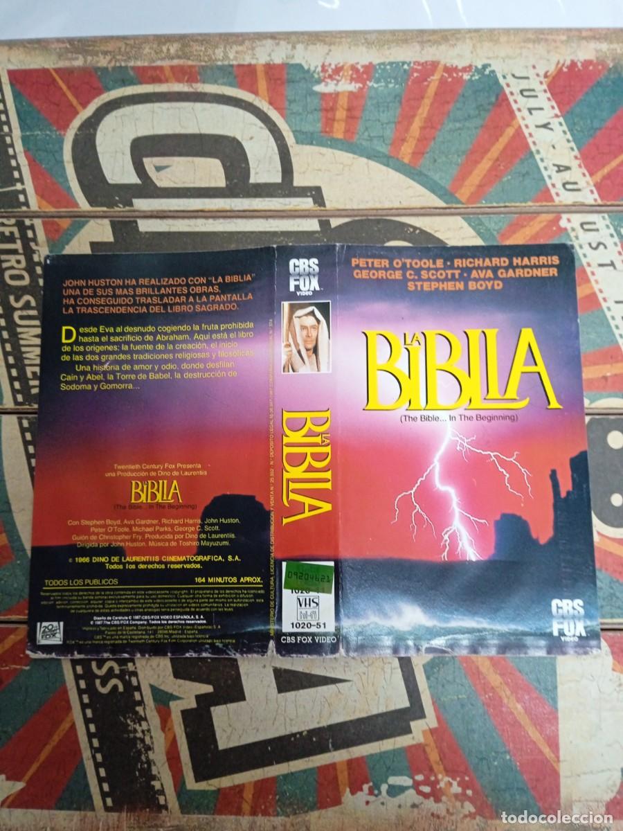Kino: Car&aacute;tula VHS La biblia