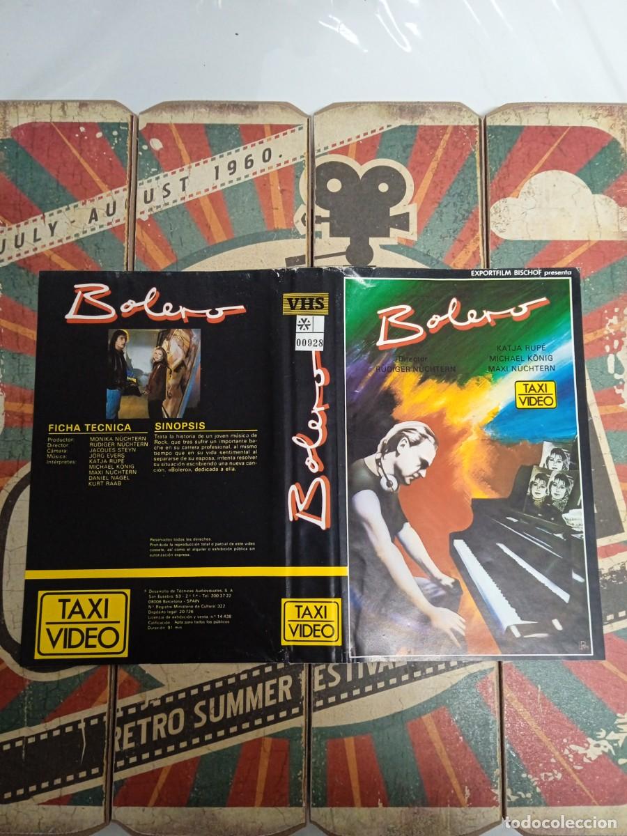 Cinema: Car&aacute;tula VHS Bolero