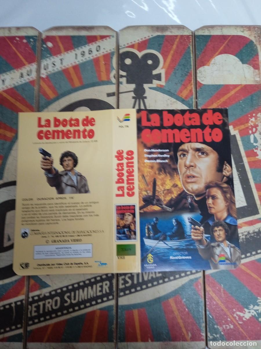 Cinema: Car&aacute;tula VHS La bota de cemento