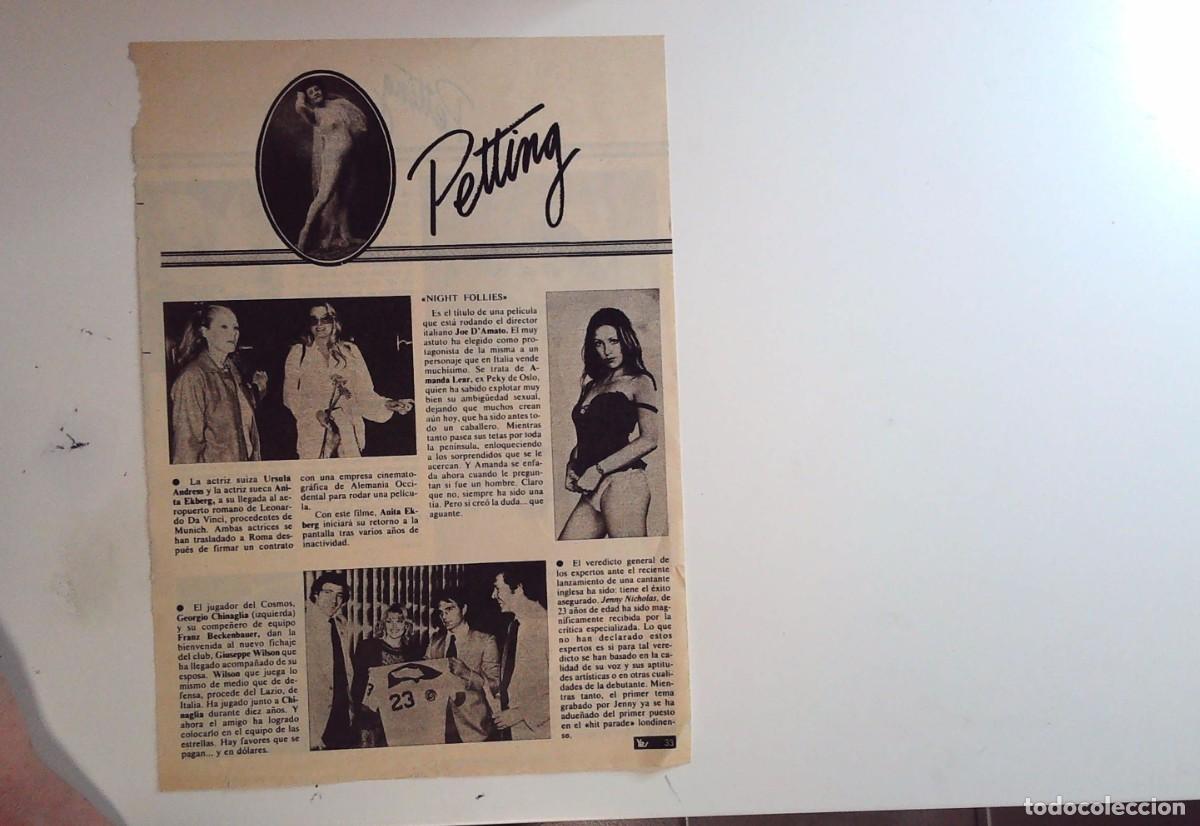 Cin&eacute;ma: AMANDA LEAR URSULA ANDRESS ANITA EKBERG