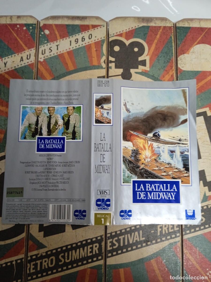Cinema: Car&aacute;tula VHS La batalla de Midway